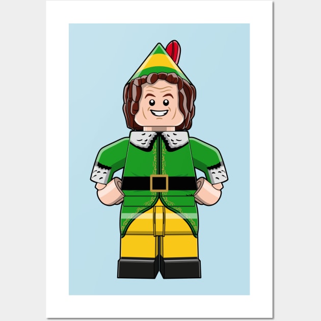 LEGO Buddy the Elf Wall Art by schultzstudio